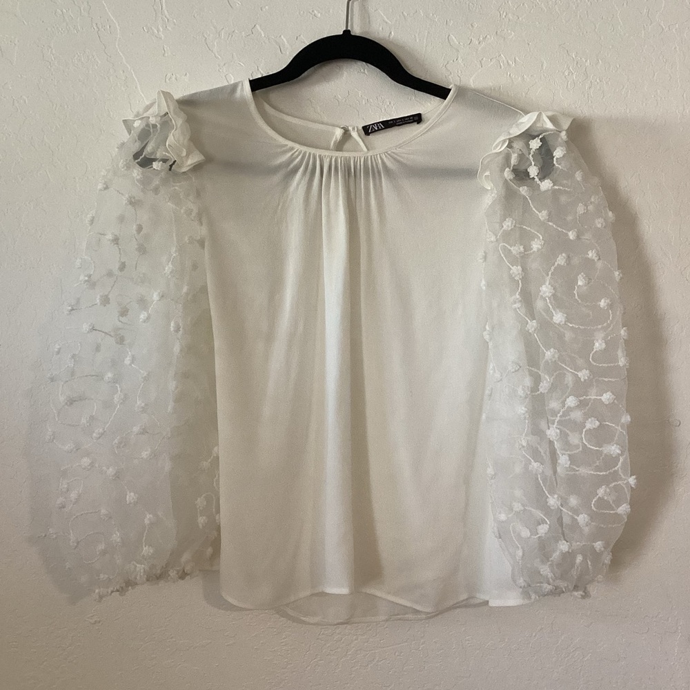 Zara Pom Pom long sleeve